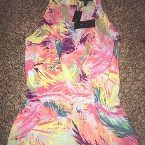Bcbg MaxAzria Thalia Romper Sz Large